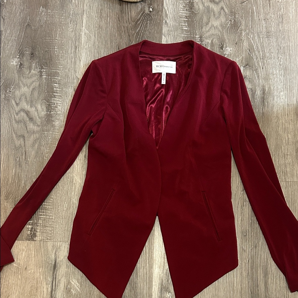 BCBGMaxAzria Deep Red Blazer
